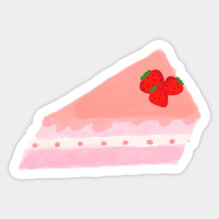 Strawberry Cake Sticker